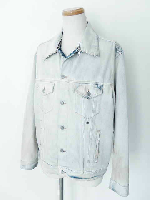 未使用 MM6変形メゾンマルジェラLドッキングブロックチェック異素材シアー MM⑥ Maison Margiela【エムエムシックス メゾン マルジェラ